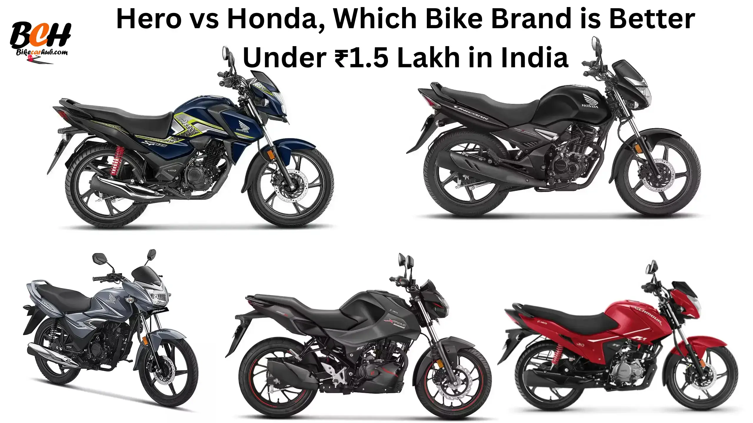 Hero vs Honda: Which Bike Brand is Better Under ₹1.5 Lakh in India (2025)?